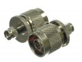 N Plug-Male to SMA Plug-Male Inter-Series Coaxial Adapter