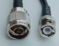 CA240 Antenna Cable, BNC Plug-Male to N Plug-Male, 2 Feet (60.96 cm) 