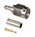 SMA Plug / Male Crimp Connector for Cable Types: AIR802 CA100, Times Microwave's LMR100, RG316/174/188 