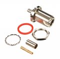 N Jack Female Bulkhead Crimp Connector for Cable Types: AIR802 CA195R, RG58/141/142, Times Microwave's LMR195, Belden 8240/8219