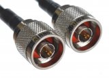 CA195 Black Antenna Cable, N Plug-Male to N Plug-Male, 6 Feet (1.83 m)