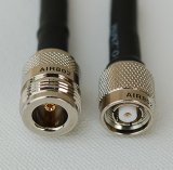 CA195 Black Antenna Cable, N Jack-Female to RP-TNC Plug-Male, 15 Feet (4.57 m)