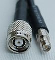 CA195 Black Antenna Cable, RP-SMA Jack-Female to RP-TNC Plug-Male, 4 Feet (1.22 m)