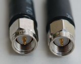 CA195 Black Antenna Cable, SMA Plug-Male to SMA Plug-Male, 4 Feet (1.22 m) 