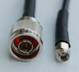 CA195 Black Antenna Cable, N Plug-Male to RP-SMA Plug-Male, 6 Feet (1.83 m)