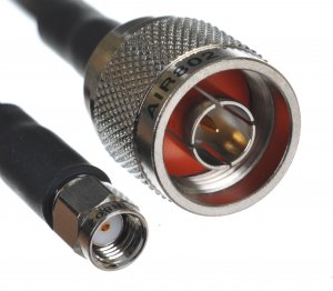 CA400 Antenna Cable, N Plug-Male to SMA Plug-Male, 25 Feet (7.62 m)