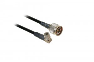 CA240 Antenna Cable, N Plug-Male to QMA Plug-Male Right Angle, 25 Feet (7.62 m) 