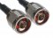 CA195 Black Antenna Cable, N Plug-Male to N Plug-Male, 2 Feet (60.96 cm)