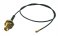 CA137 Pigtail Antenna Cable, Reverse Polarity SMA (RP-SMA) Jack-Female Bulkhead with O-Ring to U.FL Right Angle Connector, 4 Inch (10.1 cm)