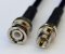 CA195 Black Antenna Cable, BNC Plug-Male to FME Plug-Male Bulkhead, 8 Feet (2.44 m) 