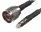 CA195 Black Antenna Cable, FME Jack-Female to N Plug-Male, 4 Feet (1.22 m)