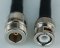 CA195 Black Antenna Cable, N Jack-Female to BNC Plug-Male, 8 Feet (2.44 m) 