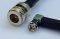 CA195 Black Antenna Cable, N Jack-Female to RP-SMA Plug-Male Right Angle, 6 Feet (1.83 m) 