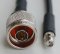 CA195 Black Antenna Cable, N Plug-Male to SMA Jack-Female, 1 Foot (30.48 cm)