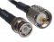 CA195FLEX Black Antenna Cable, UHF Plug-Male (PL-259) to BNC Plug-Male, 2 Feet (60.9 cm)