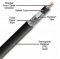 AIR802 CA400FLEX Coaxial Cable, Black Jacket, 1000 Feet Reel (Equivalent to Times Microwave's LMR 400UF)