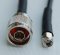 CA195 Black Antenna Cable, N Plug-Male to RP-SMA Plug-Male, 6 Feet (1.83 m)